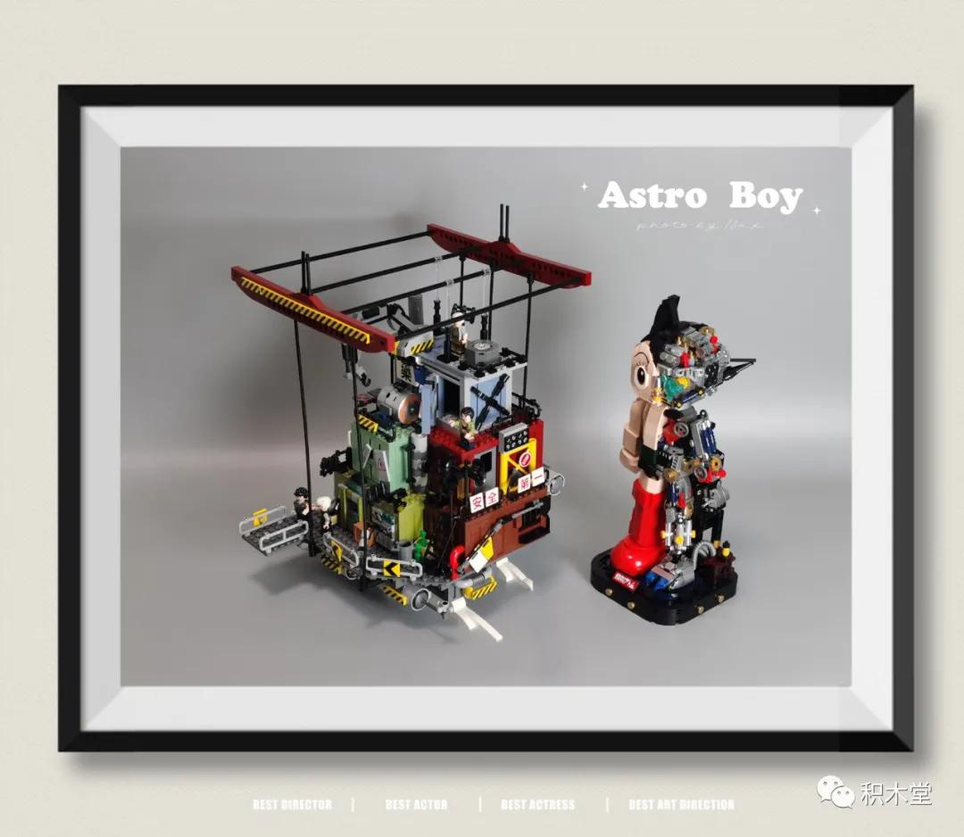 铁臂阿童木70周年展示盒,铁臂阿童木积木测评