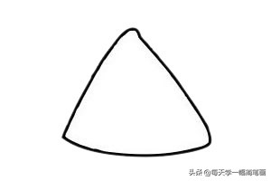 幼儿端午节粽子简笔画图片,端午节粽子怎么画可爱简笔画