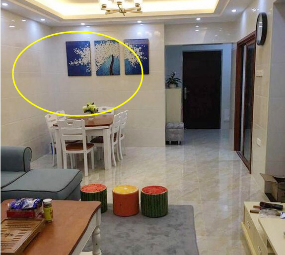 磁砖上墙好不好看,客厅哪面瓷砖上墙显得上档次