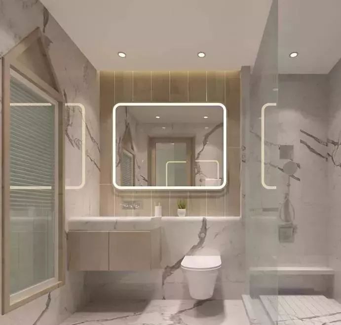 现代港式轻奢大平层设计效果图,港式轻奢大宅