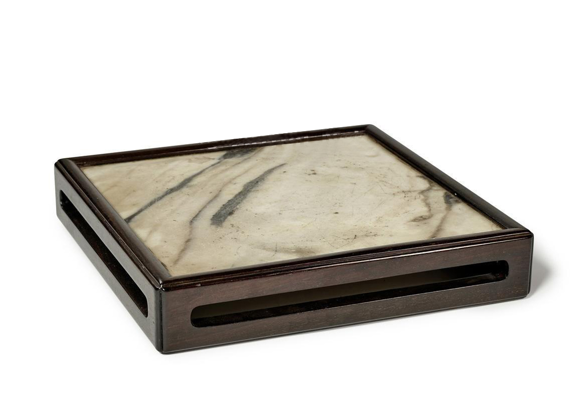 邦瀚斯拍卖行四艺：砚琴斋珍藏嵌云石文房器用赏析