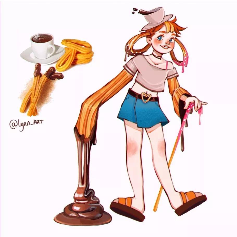 笑死人的零食画,10位博主口水画外国人