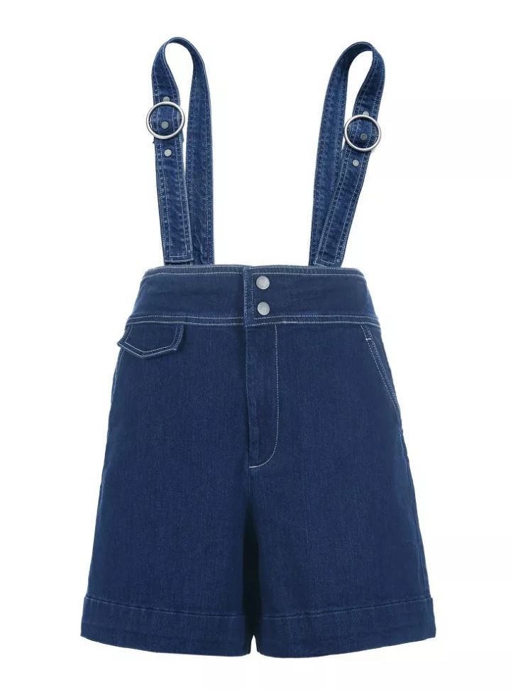 迪士尼联名假背带裤,moussy连体裤同款