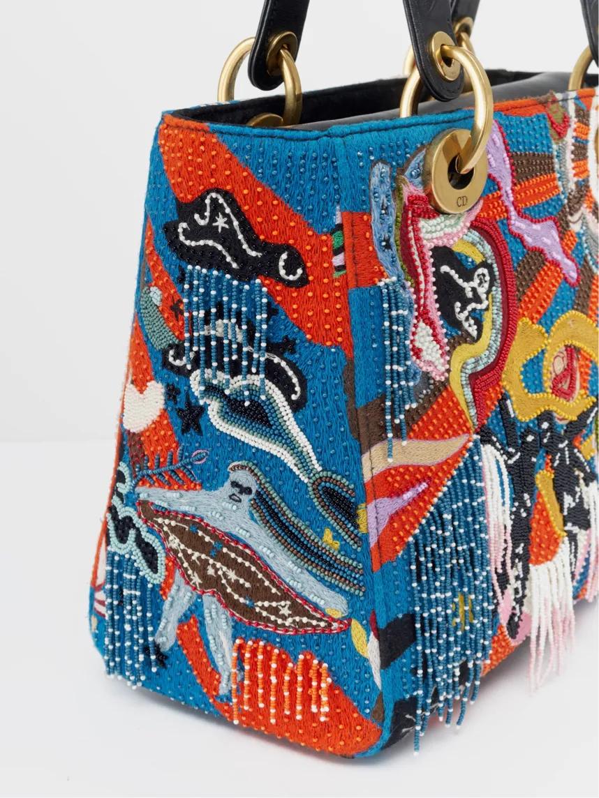 ladydiormilly手袋,dior刺绣字母包袋