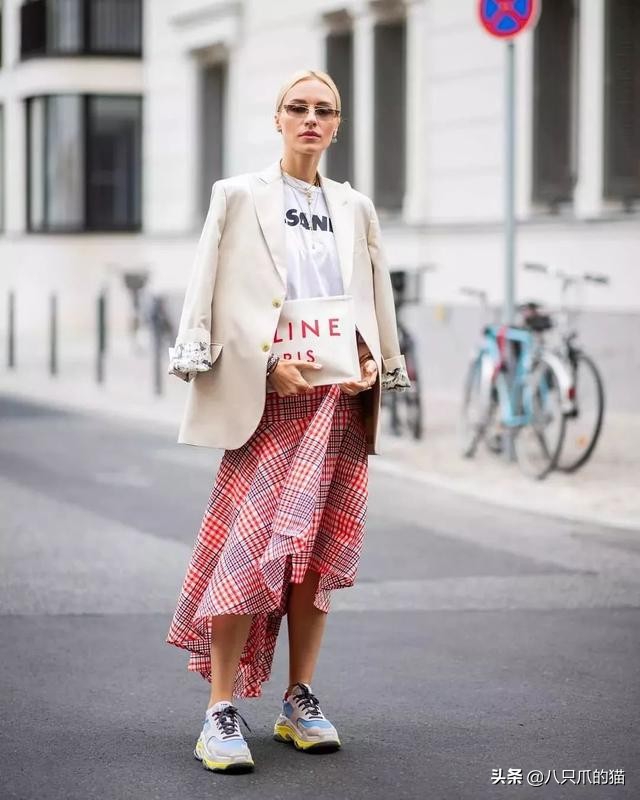 两种不同格纹搭配,格纹搭配法则