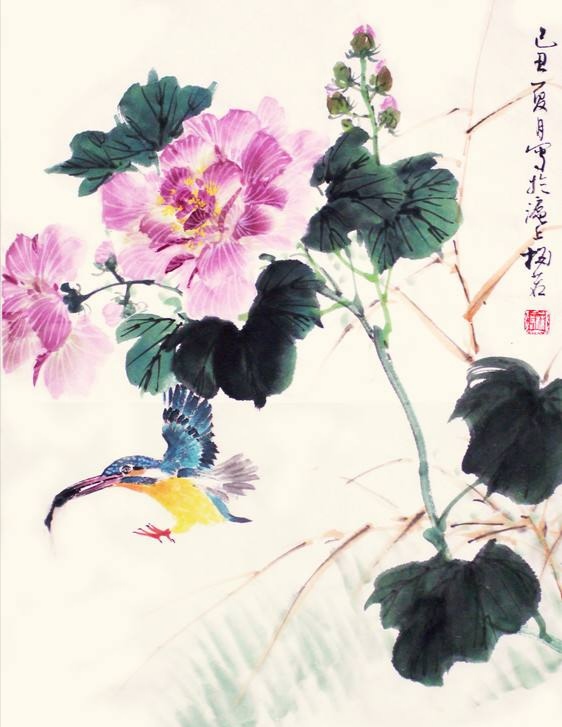 大师国画菊花作品欣赏,国画中的菊花图片