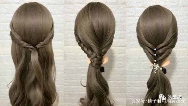 超实用8种编发教程0基础轻松get,儿童长发编发教程8-12岁新年编发