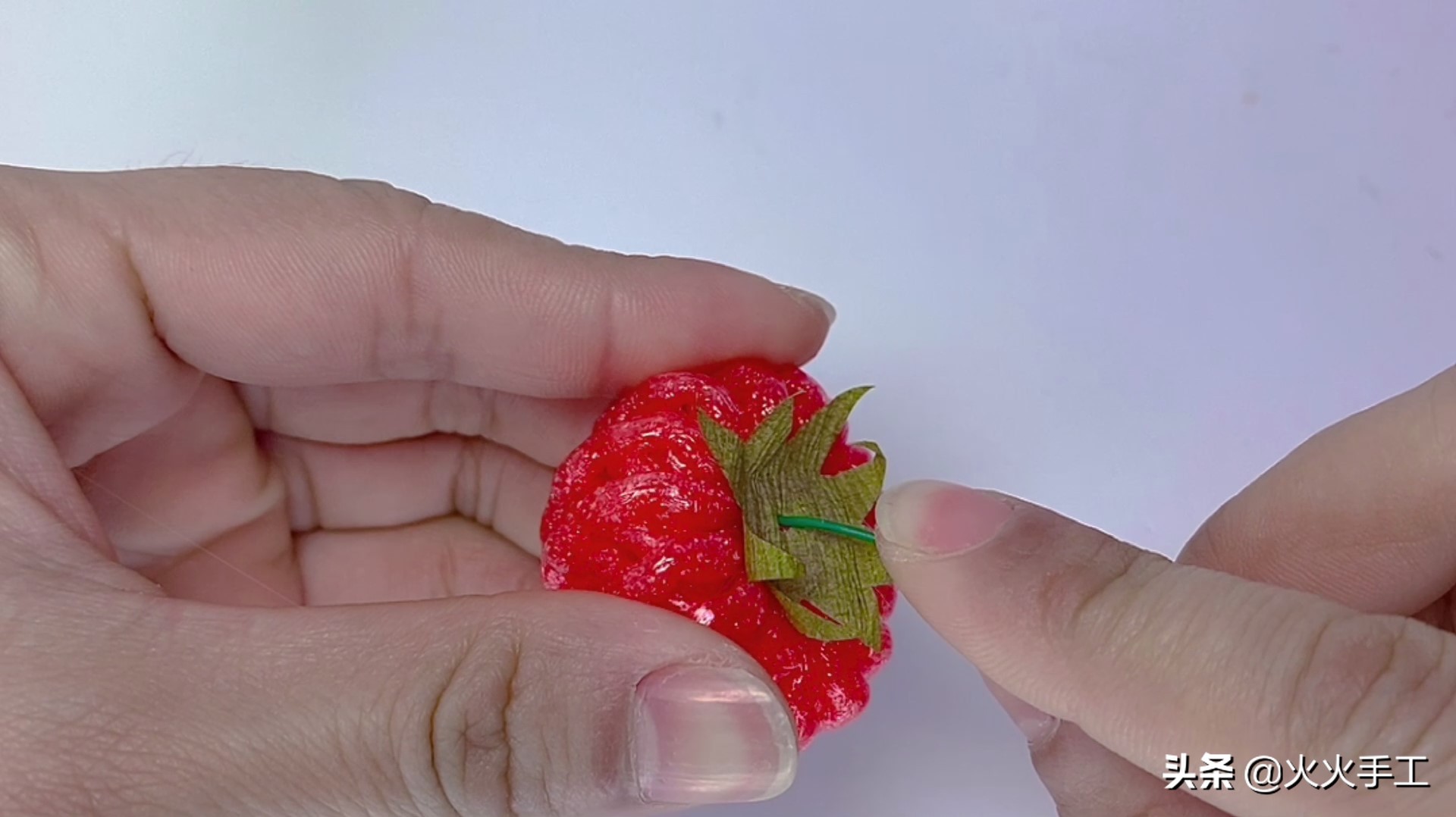 超简单的儿童手工水果网,适合女生做的水果小手工