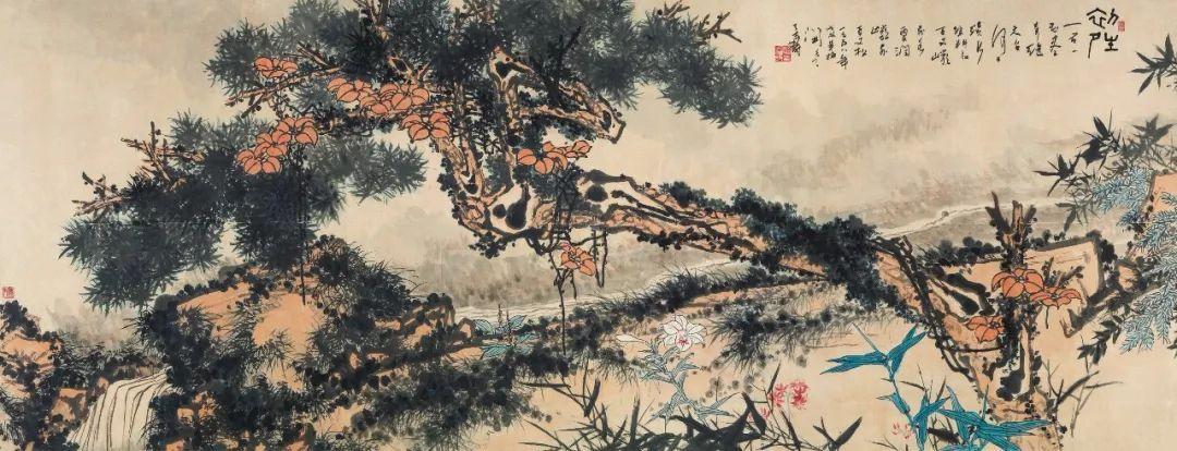 潘天寿大师的《初晴》,潘天寿《初晴》题画诗