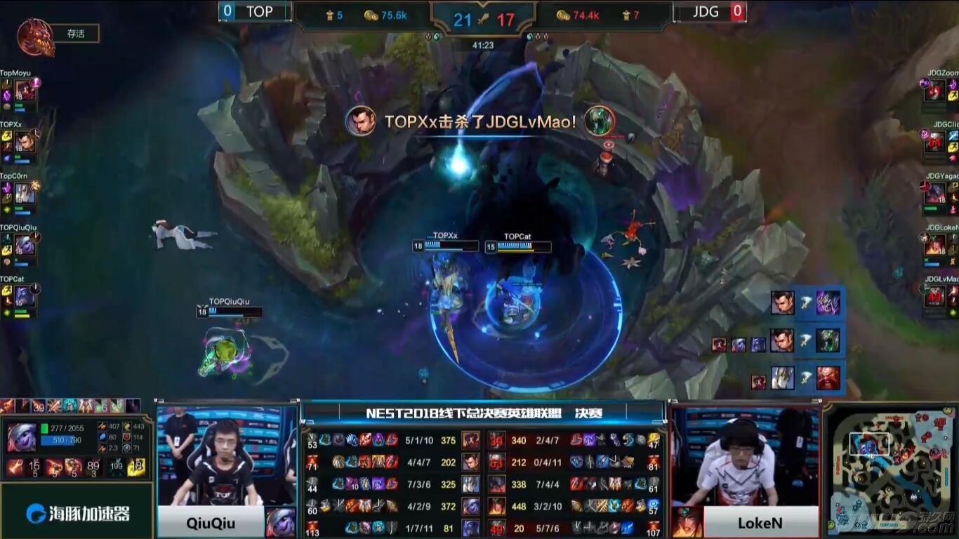 NEST2018英雄联盟新皇登基：JDG收获首冠！