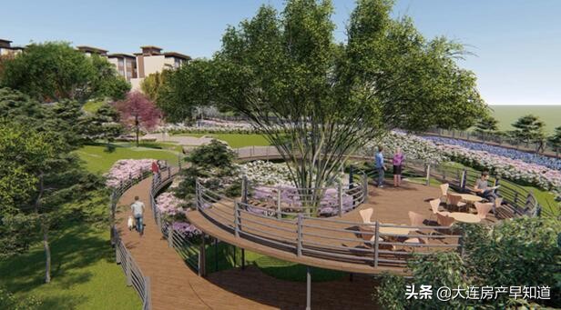 花海别墅哪里最美,花海一期叠墅