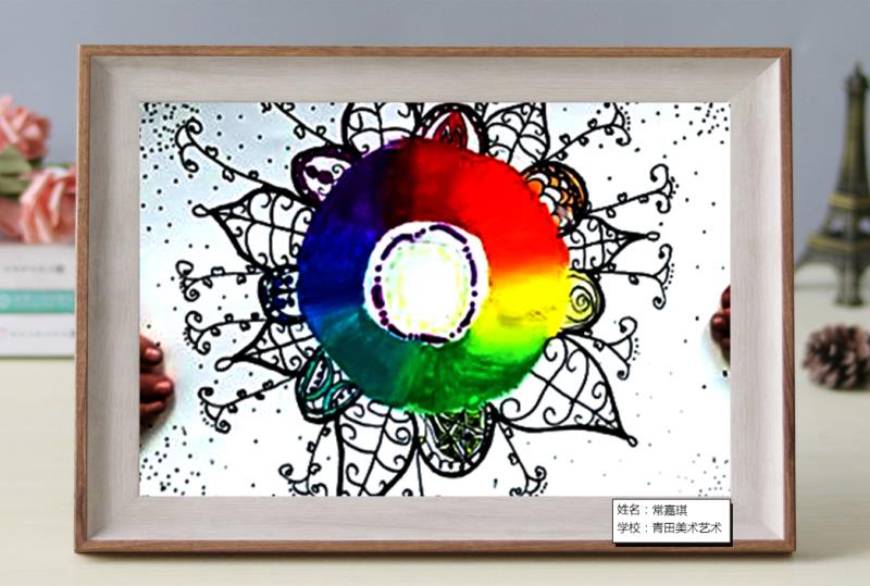 儿童水粉画主题,儿童水粉画作品熏衣草庄园