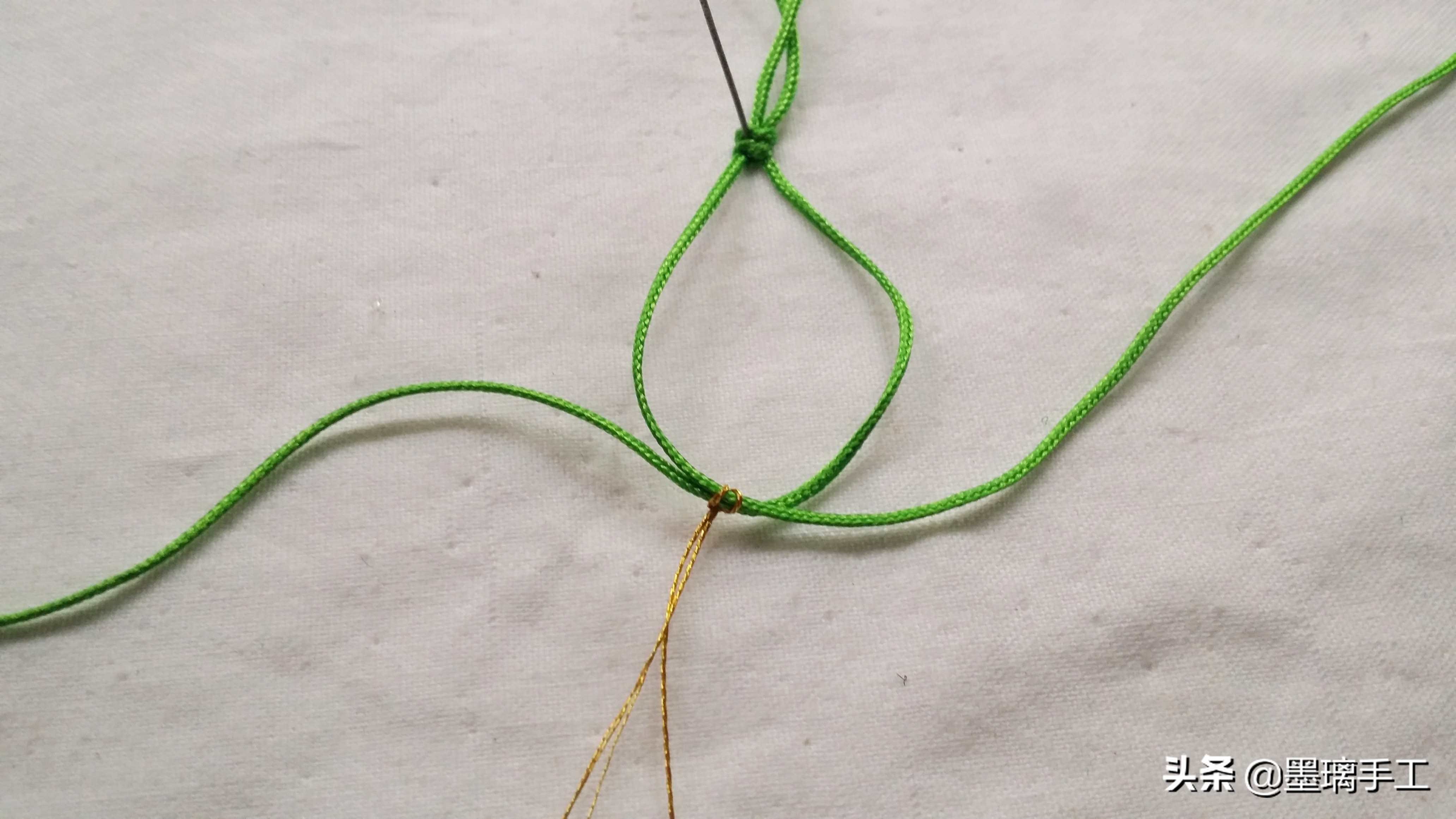 桃花结手机绳编织教程,手工编织情丝结视频教程