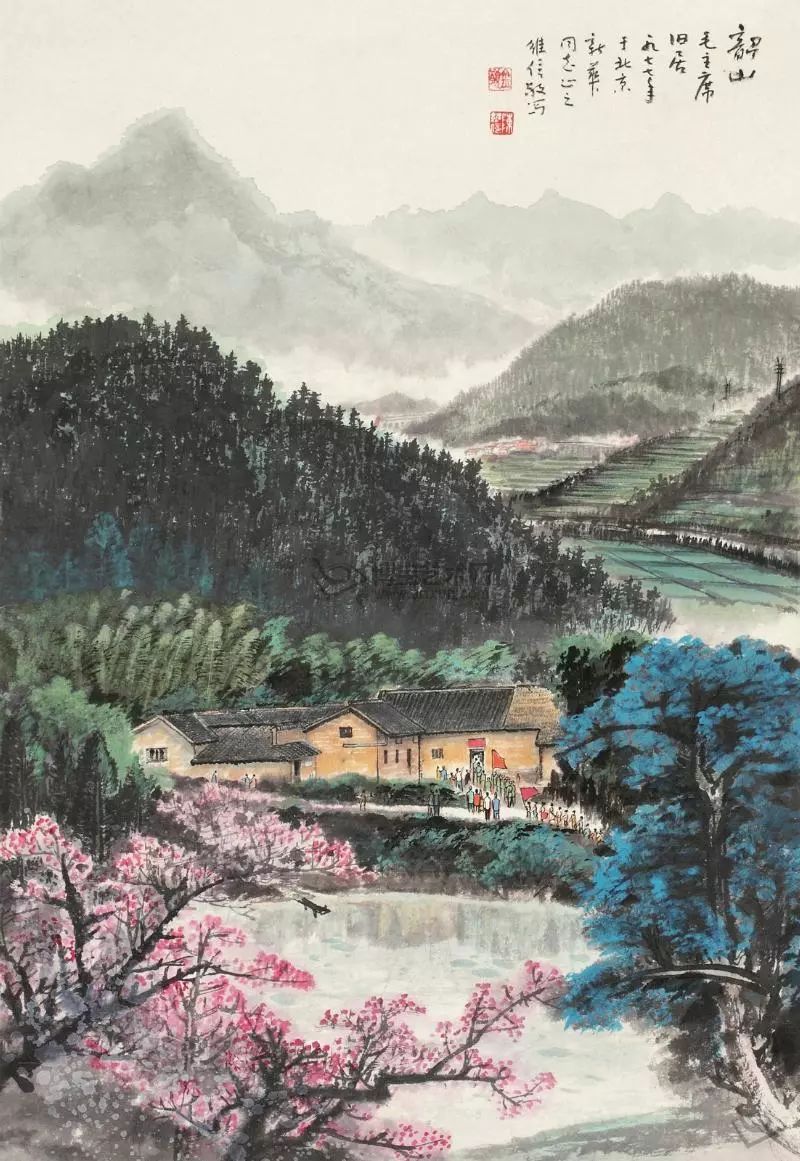 陈继儒山水画作品欣赏,陈良宗山水画作品欣赏