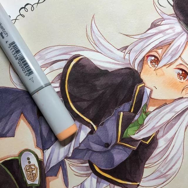 马克笔手绘画动漫,马克笔手绘动漫临摹素材