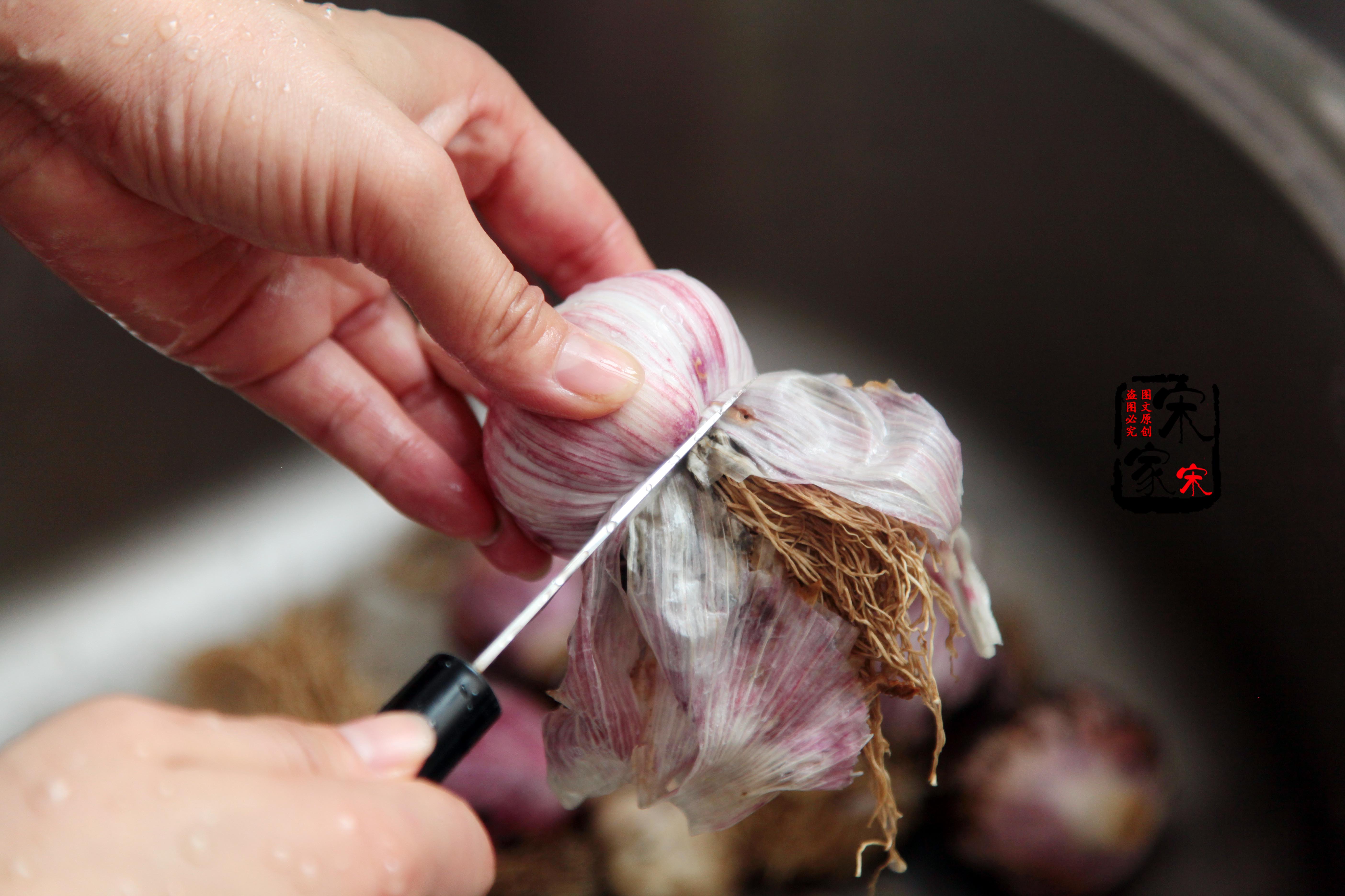 妈妈腌的糖蒜,家庭版糖蒜汁腌蒜