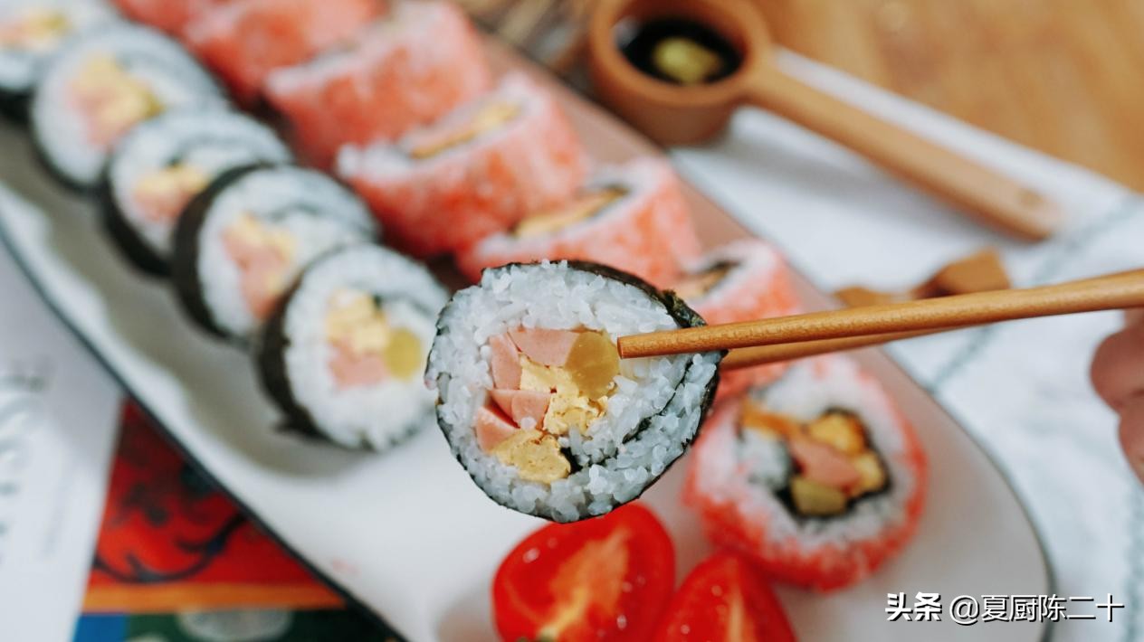 简单又容易做的三种寿司,家庭版寿司简单做法