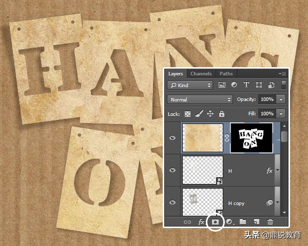ps镂空浮雕字体怎么做,怎么用ps做一个字体卡片
