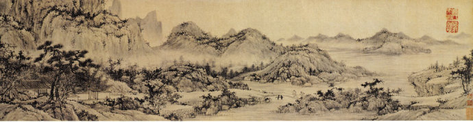 中国传世山水画全集册pdf,中国传世山水画宋代