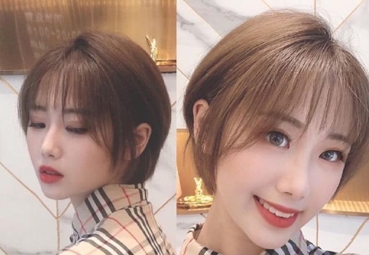 适合圆脸女生的十款短发发型,圆脸女生适合什么样的发型短发