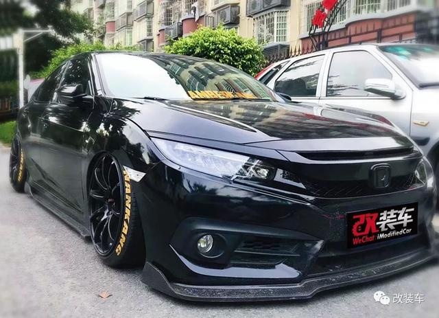 十代思域无损改装音响不改功放,十代思域hatchback红色改装方案