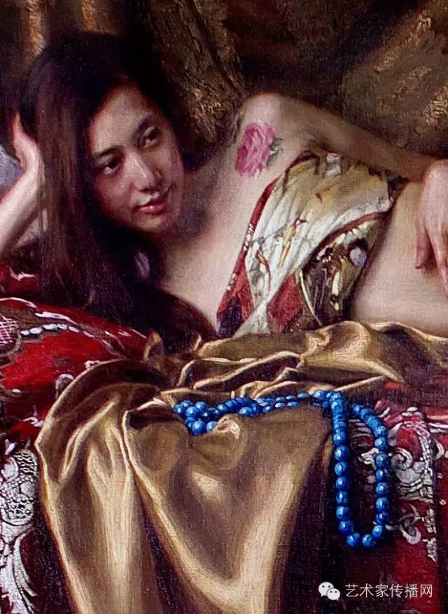 王剑的绘画作品欣赏,画家王剑粉笔画作品欣赏