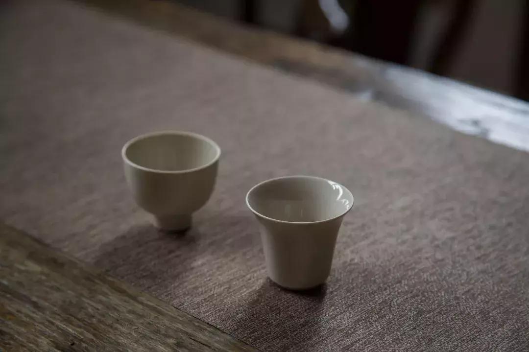 稻香釉品茗杯,影青釉品茗杯