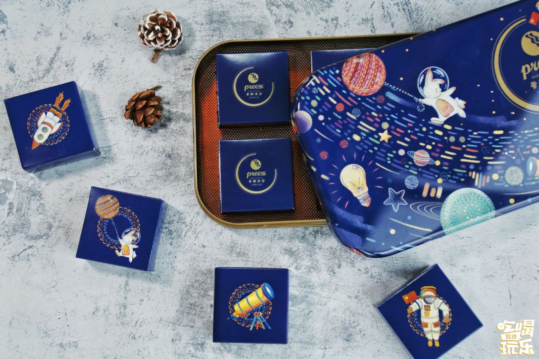 最好吃的月饼健康解馋,吃各种各样的超多月饼全部吃完