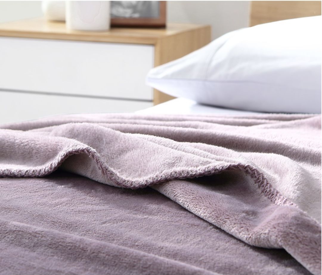冬天牛奶法兰绒毯,轻奢法兰绒毯
