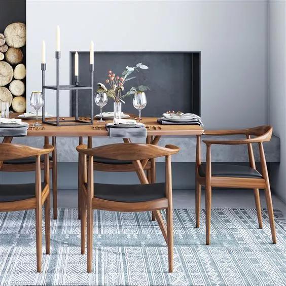 最好的餐桌椅设计图,餐桌椅腿设计大全