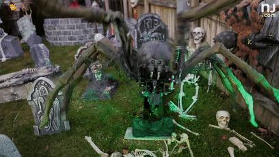 为过万圣节把房子改成鬼屋吓坏数千人，幸好我和这个老哥不是邻居