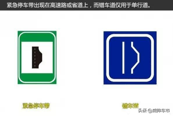 分不清的路标,分不清交通标志