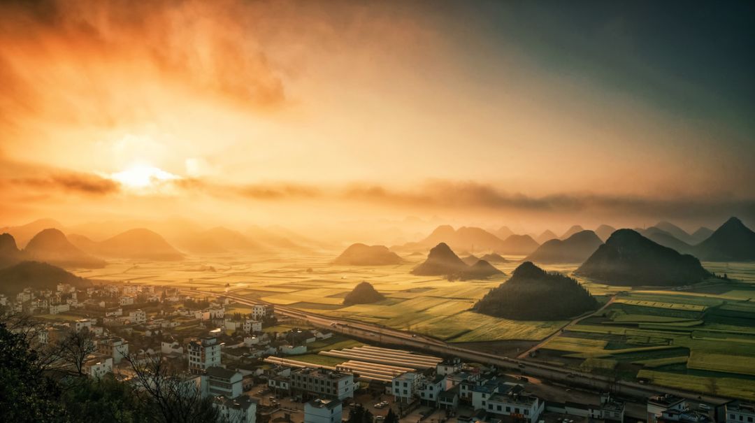 罗平乡村风景,罗平是个山清水秀好地方