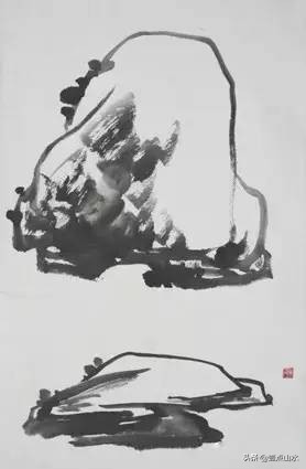 石头的画法配色,石头的几种画法