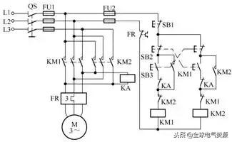 电动机综合保护器电路图及接线图,两台电动机顺序启动逆序停止电路图