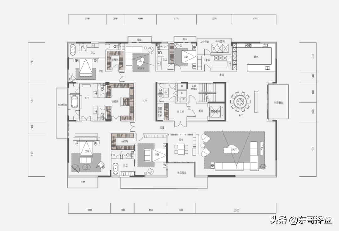 郑州市区180平方大平层,郑州180平大平层推荐