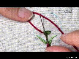 手工毛衣刺绣教程,来个慢动作手工编织零基础教学