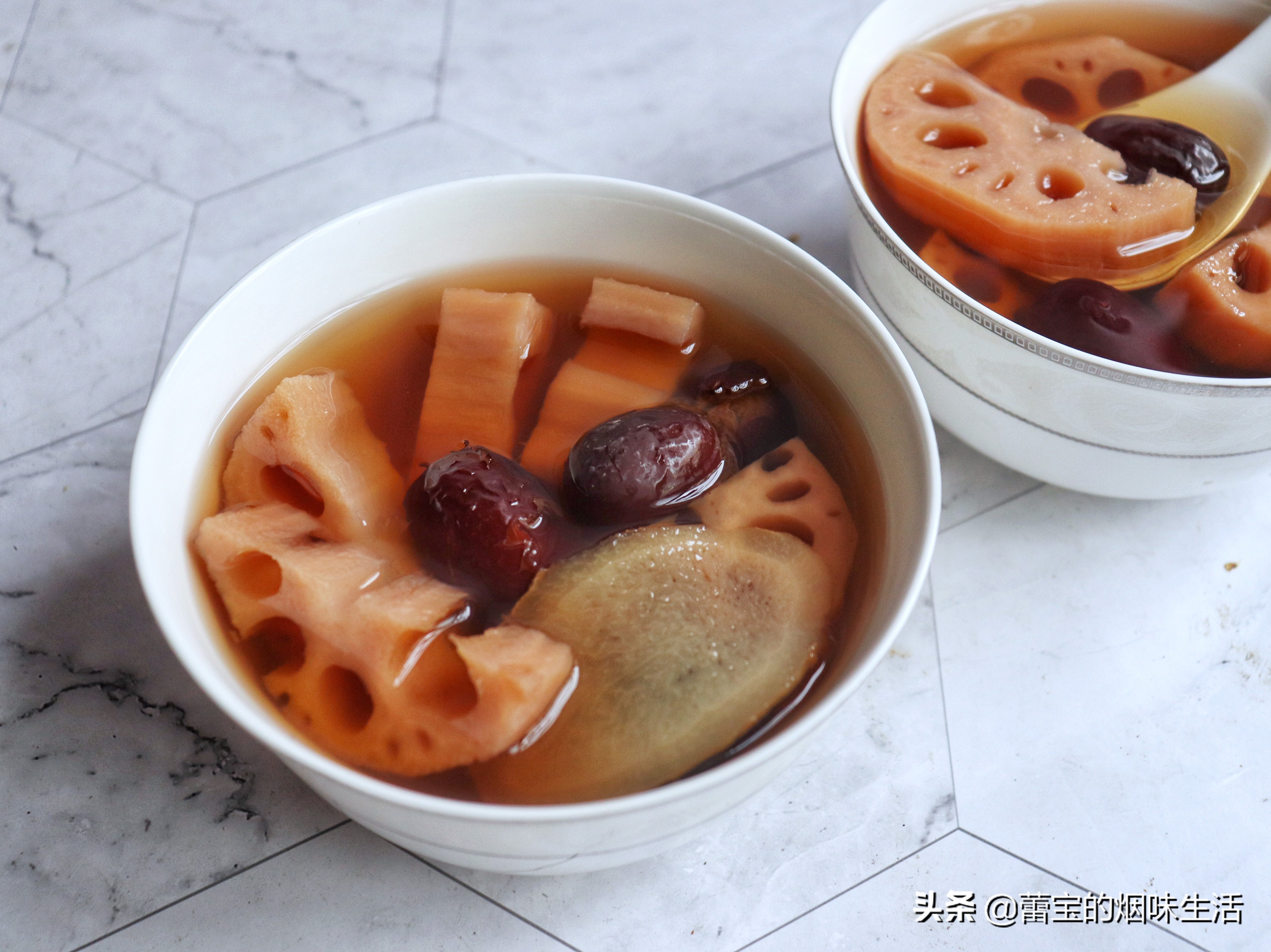 经期红糖汤,莲藕红枣红糖汤功效