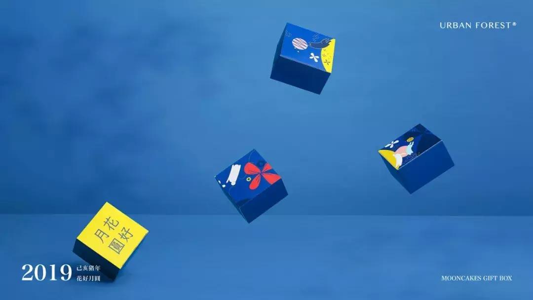 月饼礼盒港风包装设计图,月饼礼盒包装设计