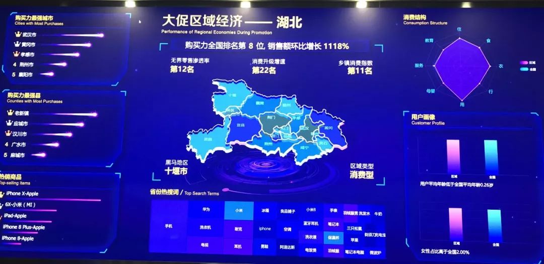 107分破1000亿！双11战报：湖北人剁手能力全国第9，最爱买这些！