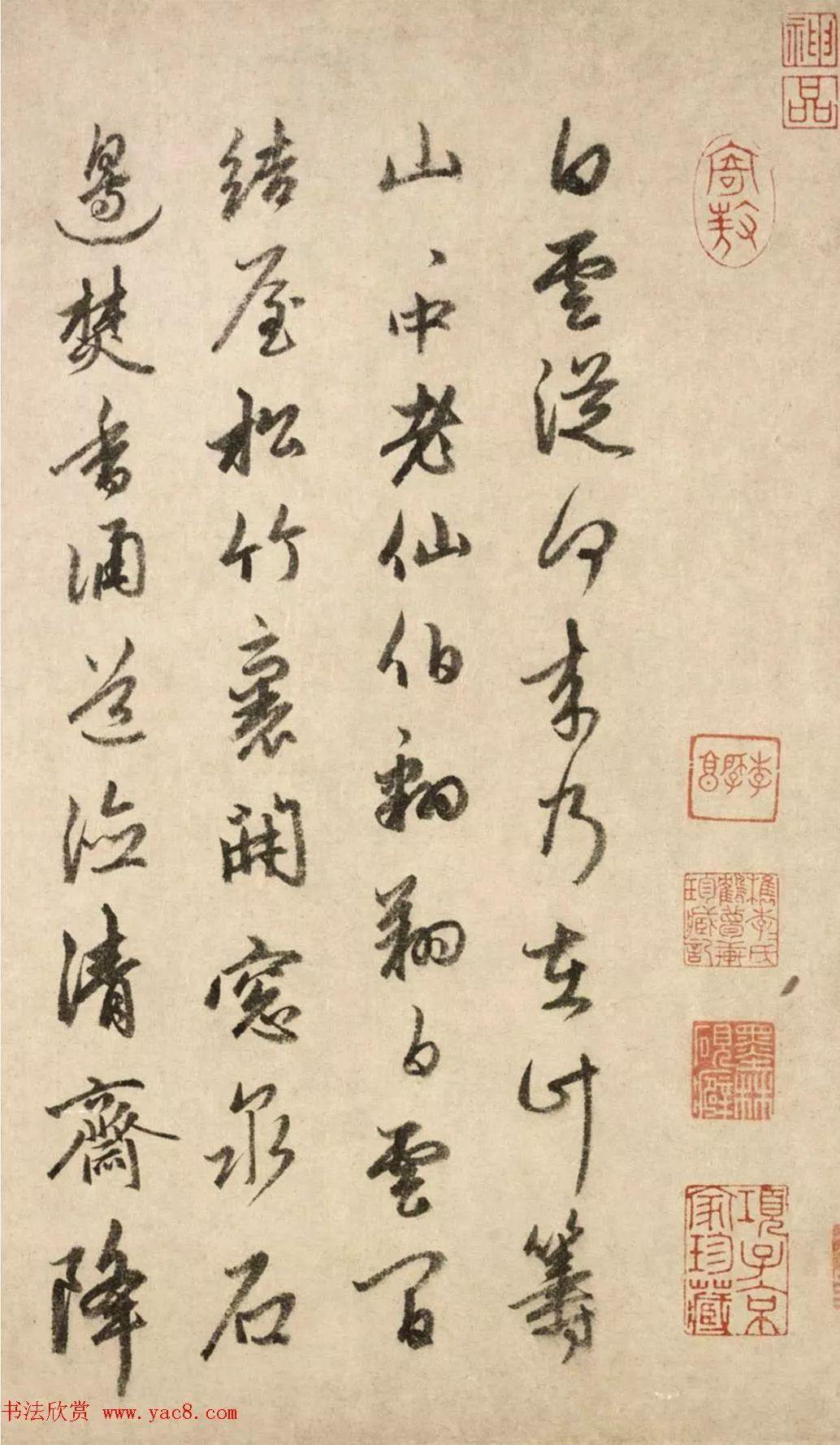 赵孟頫桃源图真迹,赵孟頫秋郊饮马图欣赏