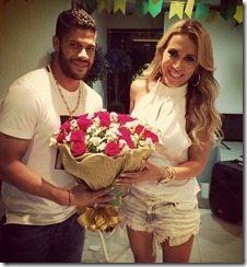 胡尔克和女友巴西度假,胡尔克与女友