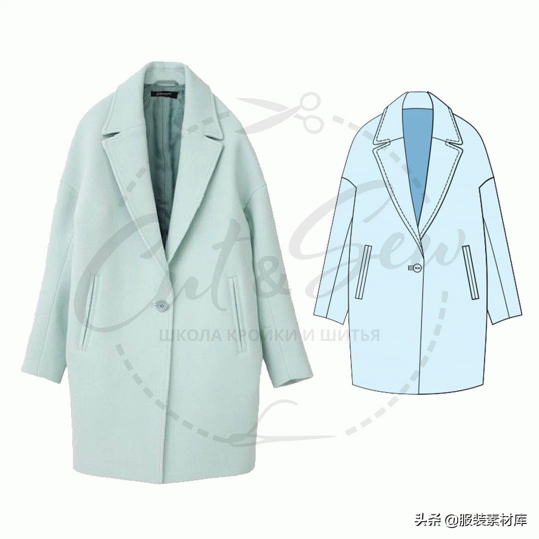 超简单的款式图,时尚法式图纸