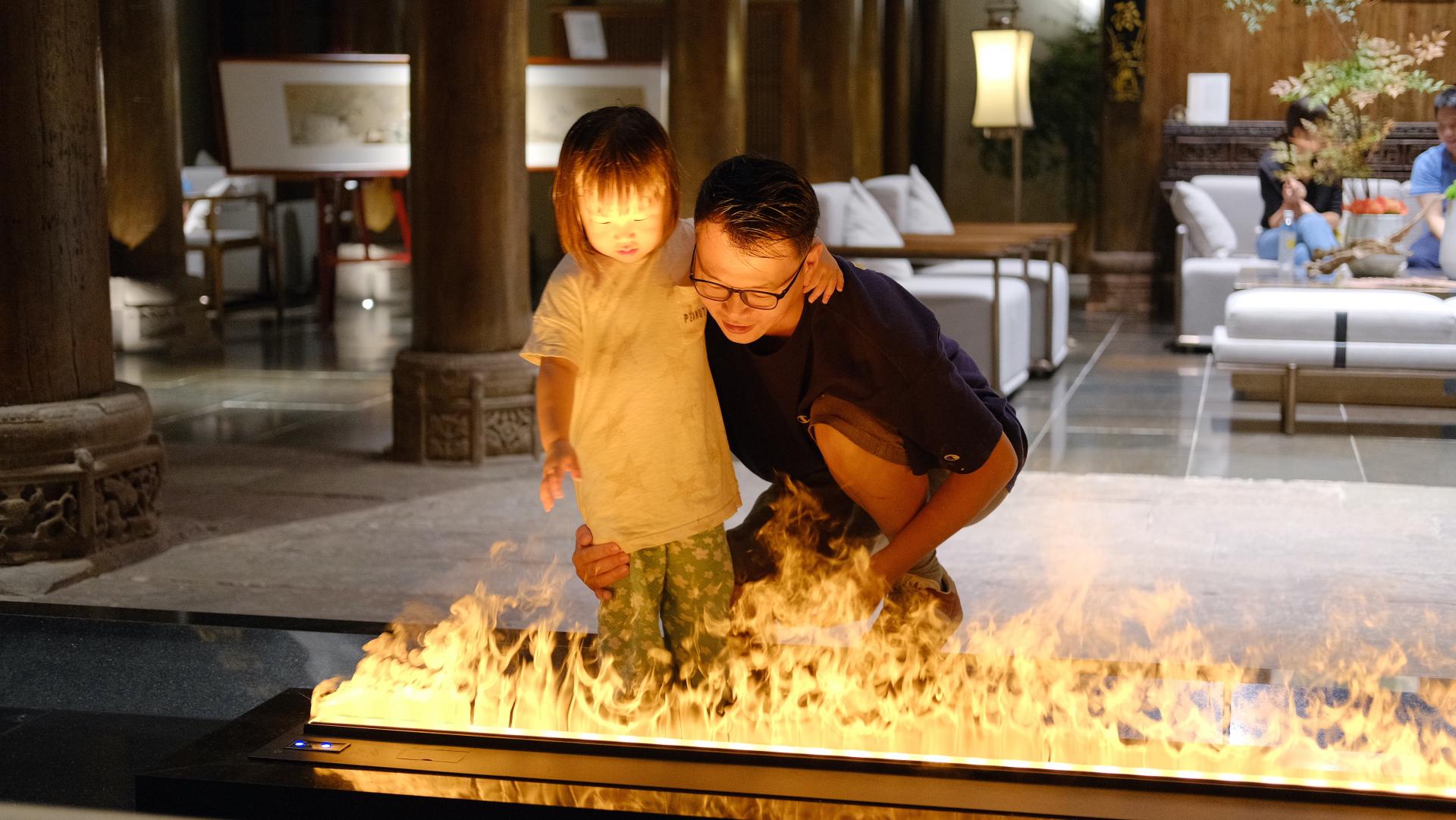 冬天室内取暖神器艾美特,冬日篝火艾美特取暖器