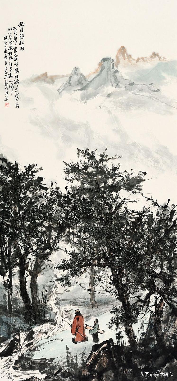 中国画与油画的艺术风格,浅谈写意风景油画