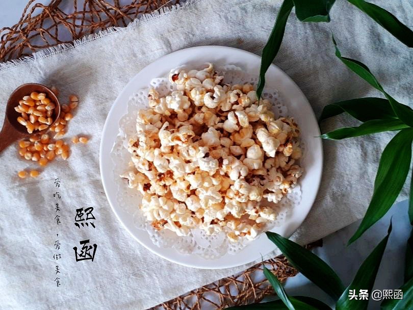 无壳酥脆爆米花,老式玉米粒爆米花原味