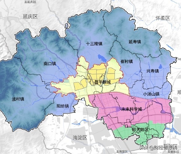 京师之枕,昌平北部片区最新规划