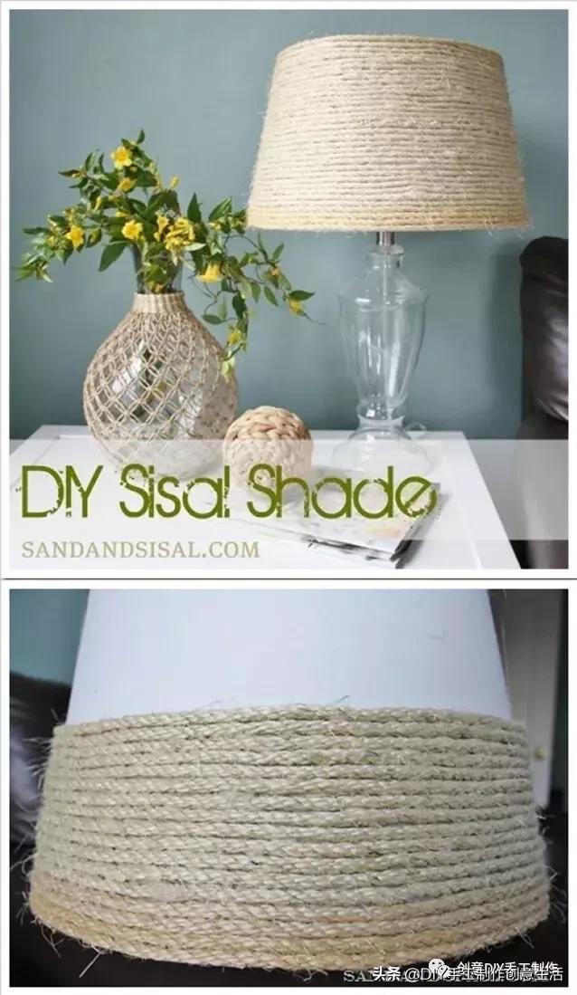 diy创意手工制作灯罩,变废为宝的手工制作灯罩