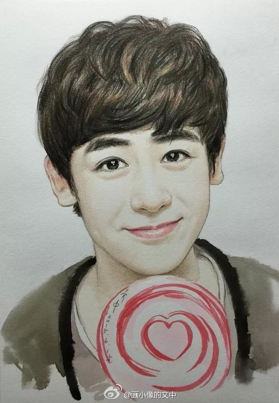 比起打印画,美院毕业的他,笔下这种彩铅水彩画才好看哭了~