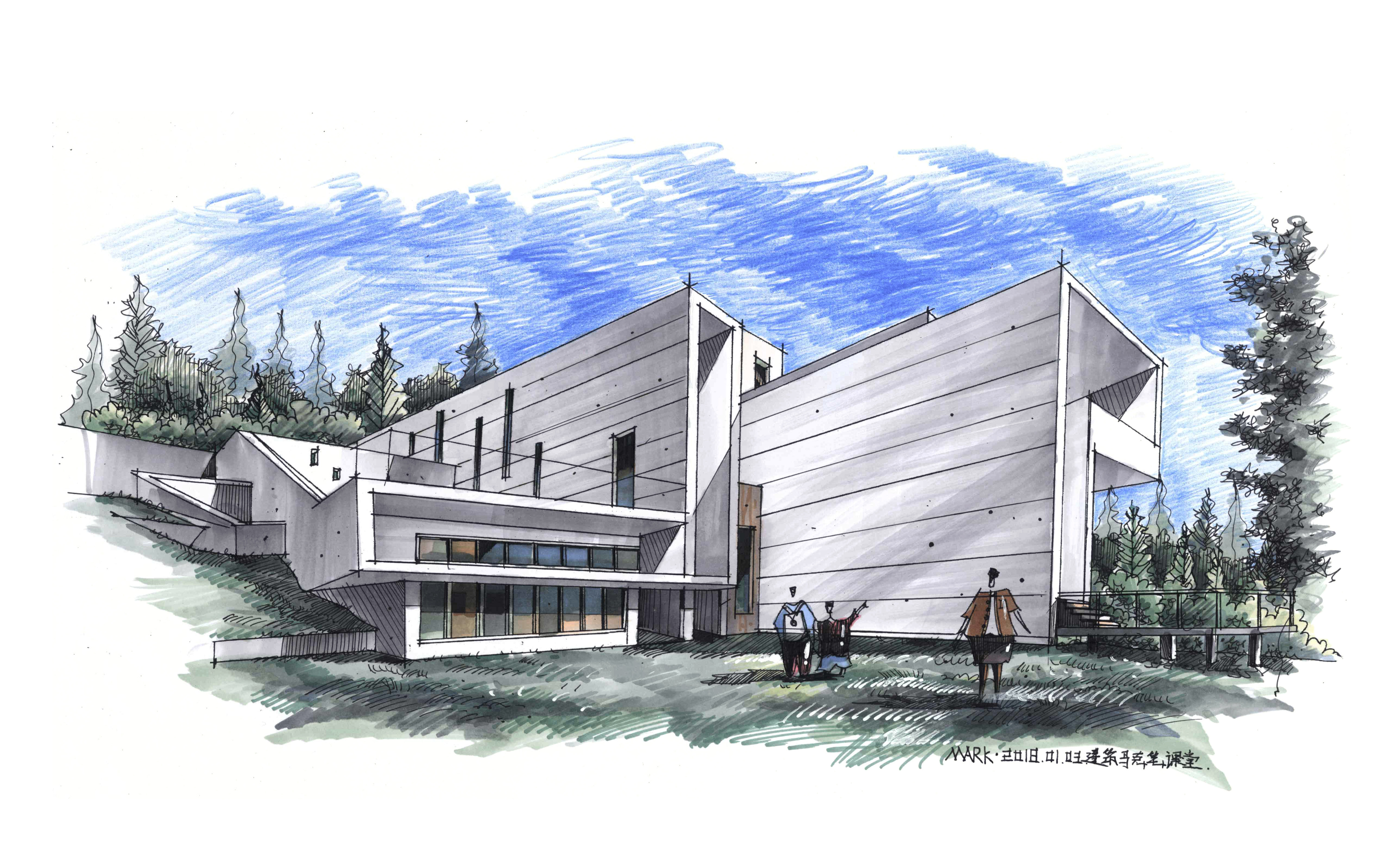 建筑手绘训练方法,建筑设计手绘教程